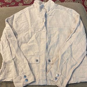 Christian Siriano Snap front Top Or Light Jacket Small (TD)